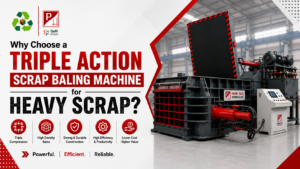 triple Action Scrap Baling Machine in Delhi