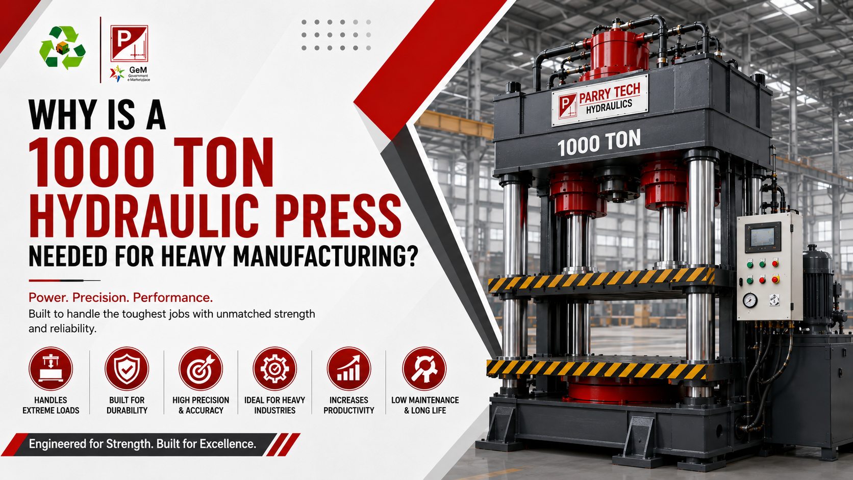 Best 1000 Ton Hydraulic Press in Delhi